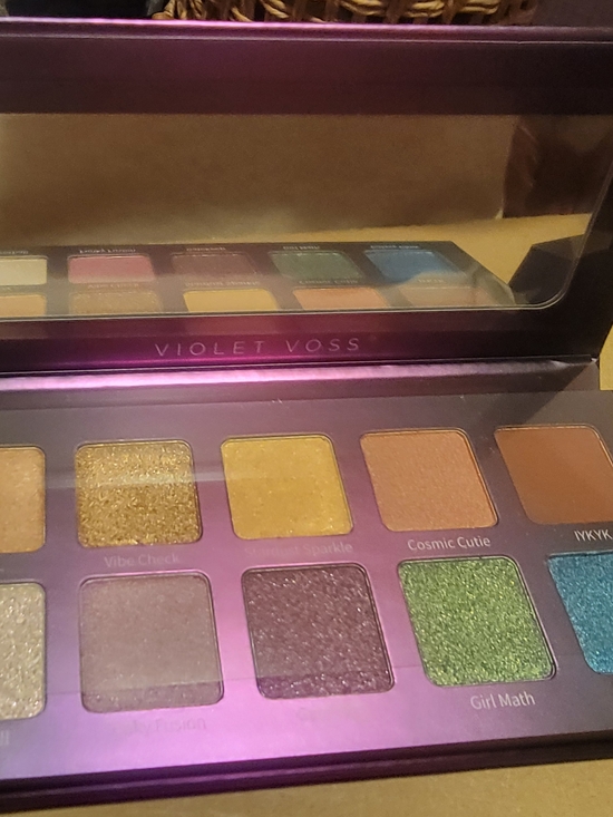 Violet Voss Other - Violet Voss Eyeshadow Palette — Gold, Yellow, Green, Pink, Blue